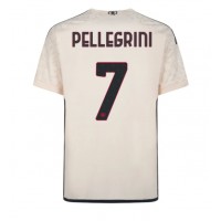 Camiseta AS Roma Lorenzo Pellegrini #7 Visitante Equipación 2023-24 manga corta